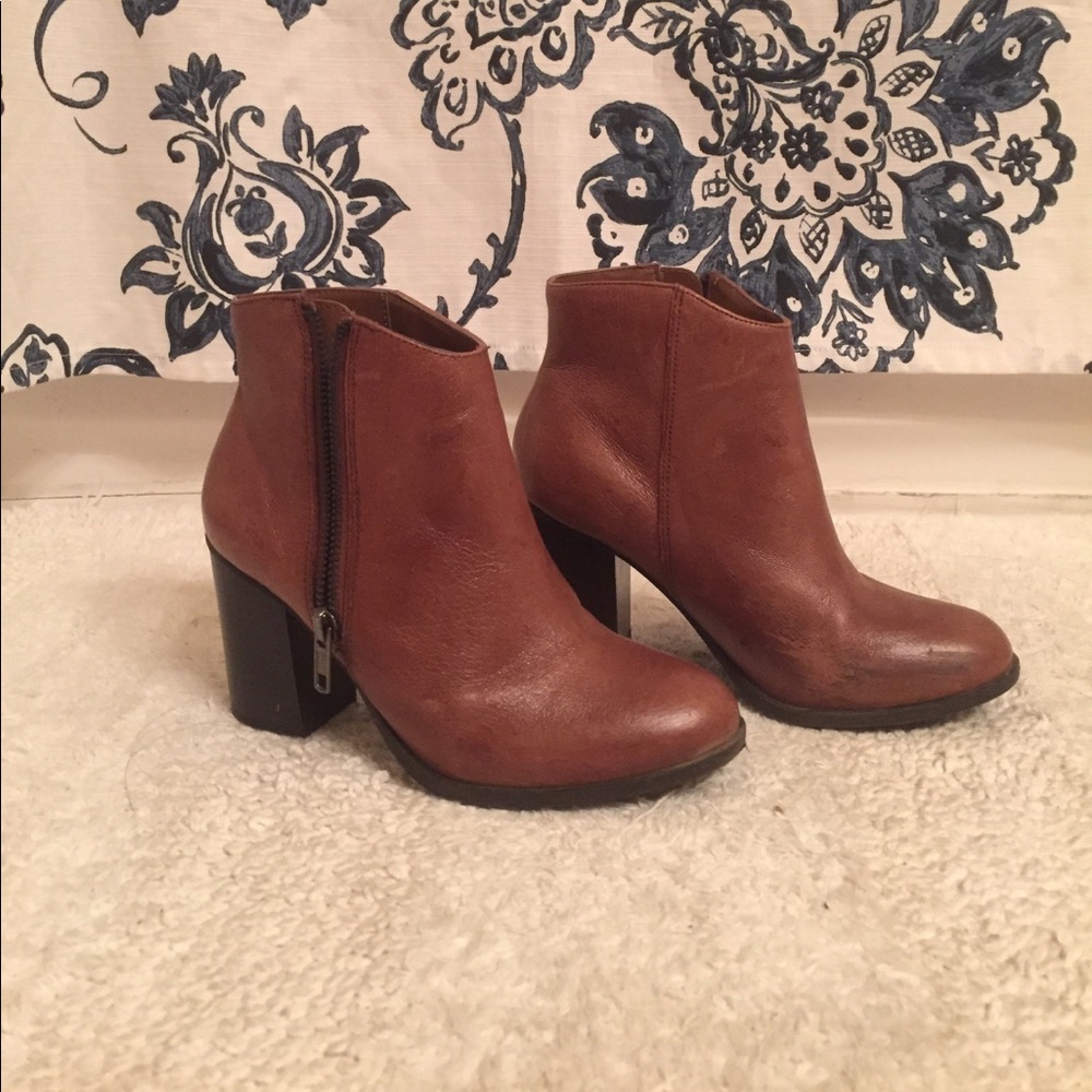 COPY - Brown Leather Booties